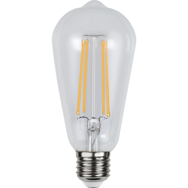 LED lampa E27 | ST64 | dag-natt sensor | 2100K 4.2W [Star Trading]